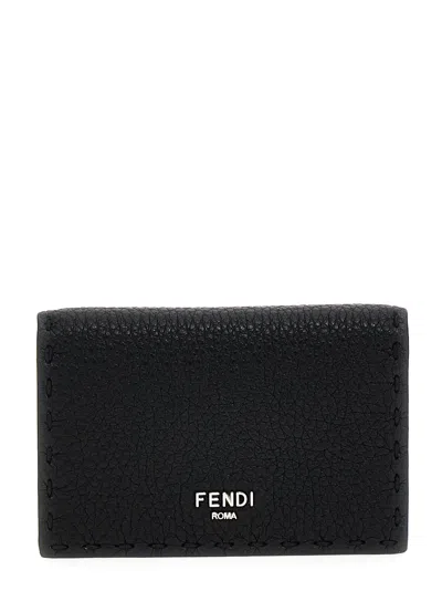 Fendi Selleria Cardholder In Black