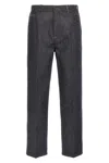Fendi Straight Cut Selleria Jeans For Men In Blue