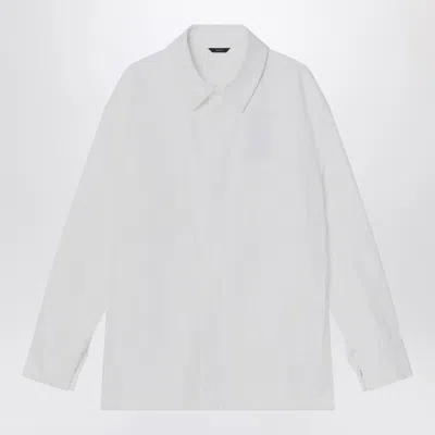 Fendi Selleria Denim Jacket In White