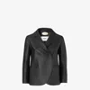 Fendi Black Deerskin Selleria Jacket In Black