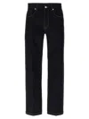 Fendi Basic Straight-leg Jeans In Black