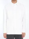 Fendi Selleria Stitching Denim Jacket In White