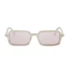 Fendi Selleria Acetate Rectangular Sunglasses In Pink