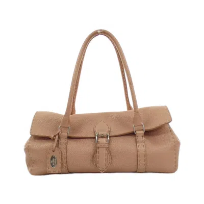 Pre-owned Fendi Selleria Pink Leather Shoulder Bag ()