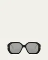 Fendi Selleria Square Sunglasses In Black