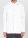Fendi Selleria Stitching Denim Jacket In White