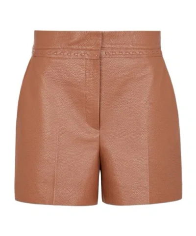 FENDI FENDI STITCH DETAILED BUTTONED SHORTS
