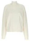 Fendi Maglione In Misto Cashmere Bianco Donna