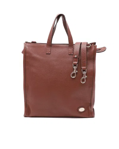 Fendi Selleria Tote Bag In Brown