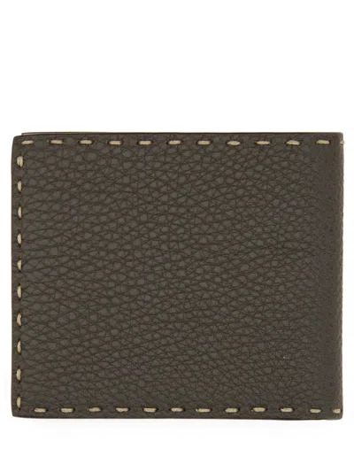 Fendi Selleria Wallet In Brown