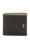 Fendi Men Selleria Wallet In Brown