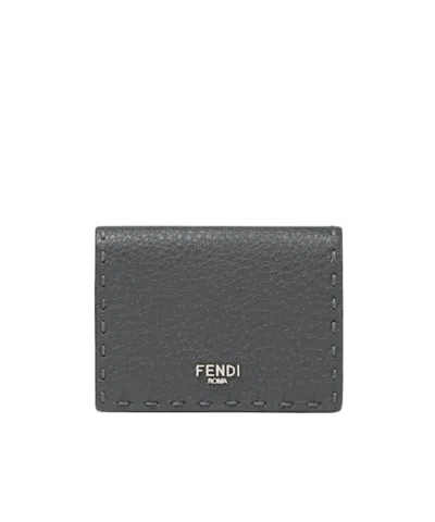 Fendi Selleria Wallet In Gray