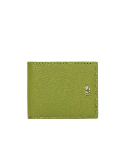 Fendi Selleria Wallet In Green