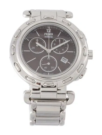 Pre-owned Fendi Selleria Watch, 40mm In Multi