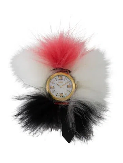 Pre-owned Fendi Selleria Watch In Multi