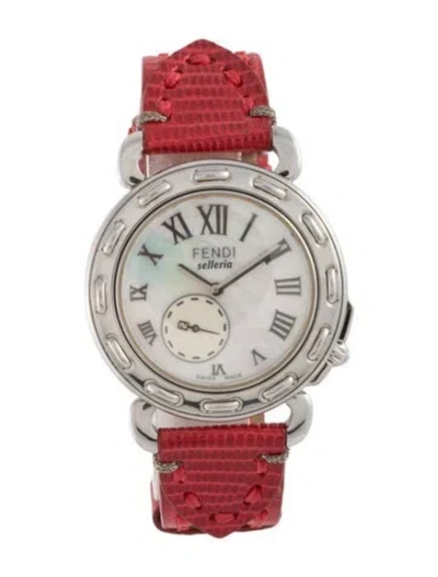 Pre-owned Fendi Selleria Watch In Multicolor