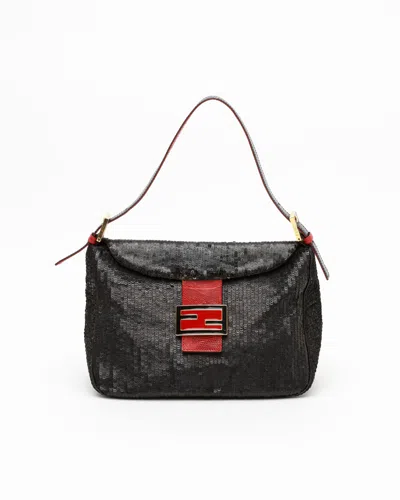 Fendi Sequin Baguette Bag