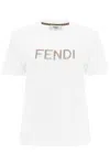 FENDI SEQUIN T-SHIRT WITH