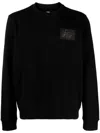 FENDI SHADED LOGO-PATCH SWEATSHIRT