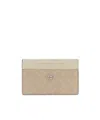 Fendi Shadow Card Holder In Nude