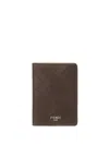 Fendi Shadow Card Holder Accessories In Brown
