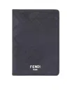Fendi Shadow Card Holder In Black