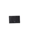 Fendi Bi-fold Embossed Pattern Wallets In Black