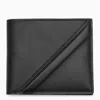 FENDI FENDI SHADOW DIAGONAL BI-FOLD BLACK LEATHER WALLET MEN