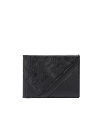 Fendi Shadow Diagonal Wallet In Black