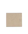 Fendi Shadow Light Beige Wallet In Nude
