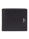 Fendi Logo Wallet Wallets And Card Holders Black In Brown