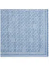 Fendi Wool Shawl In Blue