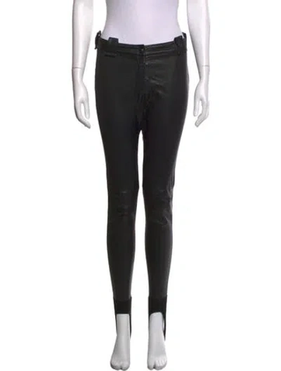 Pre-owned Fendi Shearling Ski Pants In Black
