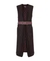 Fendi Dark Purple Sheepskin Gilet