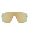 Fendi Shield-frame Metal Sunglasses With Bold Design