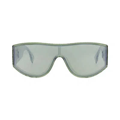 Pre-owned Fendi Shield Injection Sunglasses 'green' | Men's Size Onesize