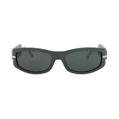 Pre-owned Fendi Shield Injection Sunglasses 'green' | Women's Size Onesize