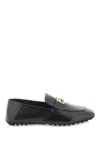 Fendi Baguette Loafer With Ff Motif In Black