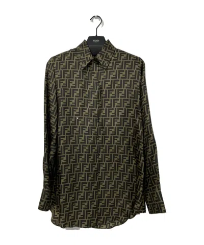 Fendi Shirt In Green
