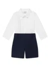 Fendi Shirt And Shorts Set In White