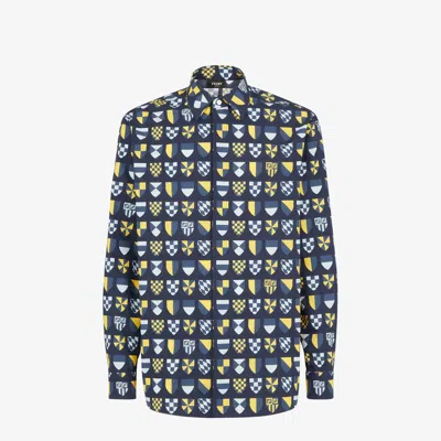 Fendi Shirt In Blue