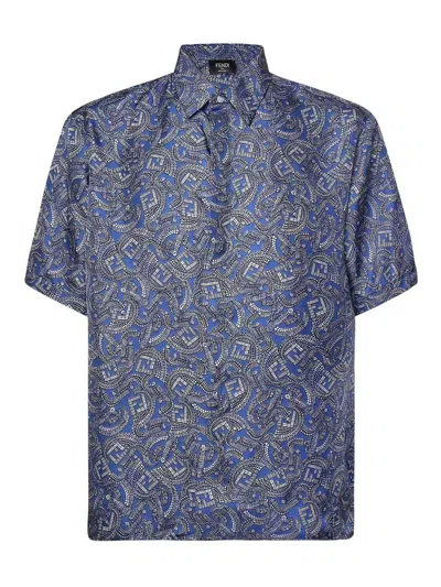 FENDI CAMISA - AZUL