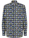 Fendi Shirt With Banners In Multi
