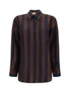 Fendi Polo Ralph Lauren Cable-knit Wool And Cashmere Jumper In Cocoa/navy