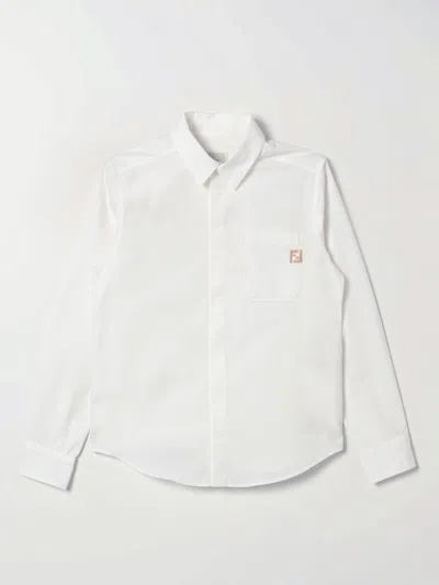 Fendi Shirt  Kids Color White In Weiss