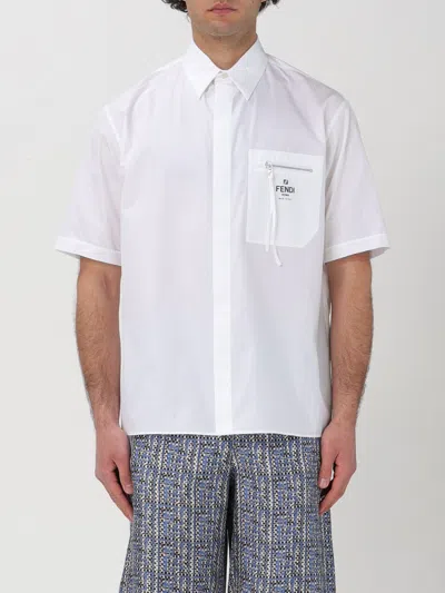 Fendi Shirt  Men In White