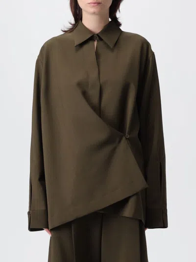 Fendi Shirt  Woman Color Olive In Brown