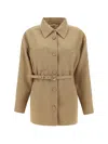 Fendi Shirt Jacket In Brown
