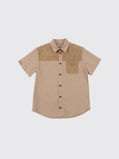 Fendi Shirt Kids  In Neutral