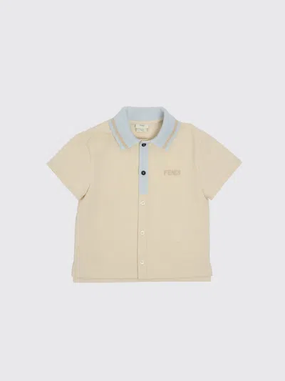 Fendi Babies'  Shirt Kids In Neutral